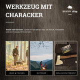 BISON JÄGERBEIL EDITION Set mit Lederetui Poliert