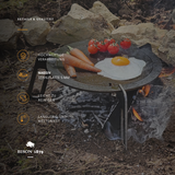 BISON Plancha Grill Set Rund 8-teilig