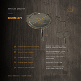 BISON Plancha Grill Set Rund 8-teilig